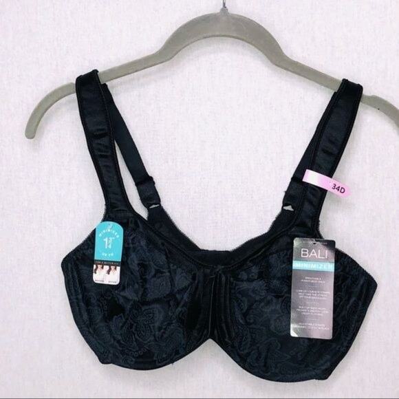 Bali Minimizer Satin Tracings Comfort Underwire br - Picture 1 of 7